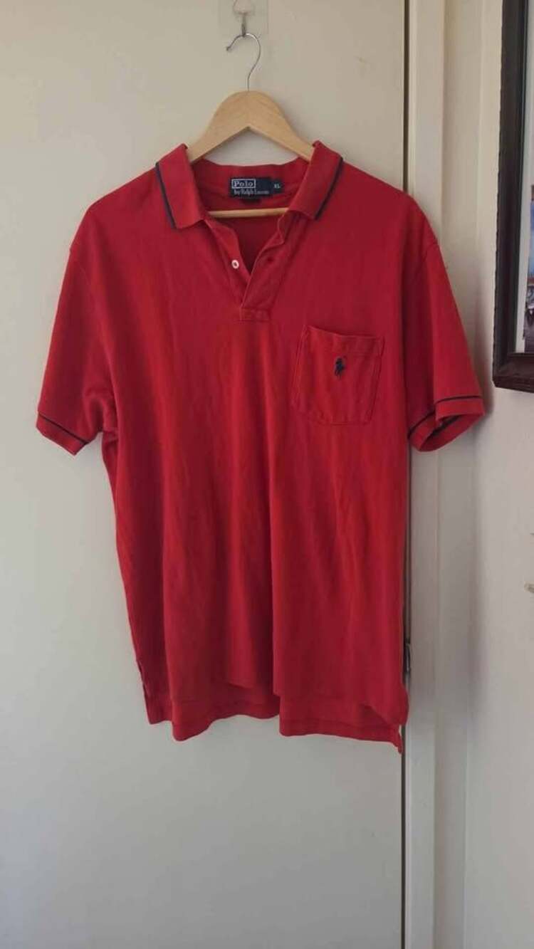 Polo Ralph Lauren Red Polo Shirt XL, Great Color. Clean no stains or holes